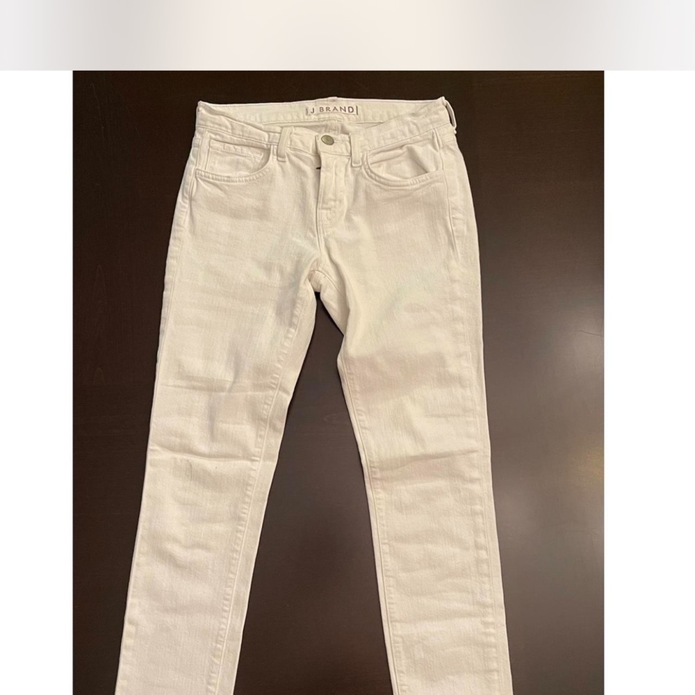 J Brand White Skinny Jeans